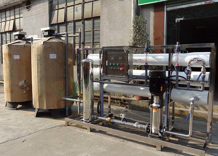 Customized RO System / Big Water Purifier Machine 6T/H With Automatic Control Valve