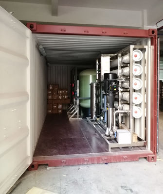 50000GPD Endüstriyel Tarım Mobil Konteynerde Yeraltı Kuyu Suyu Arıtma Tesisi Ters Ozmoz RO Sistemleri